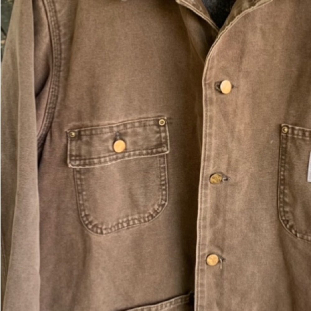 Vintage Carhartt Men's Jacket CB1082 Work Coat Blanket Lined Size XL - Picture 6 of 11